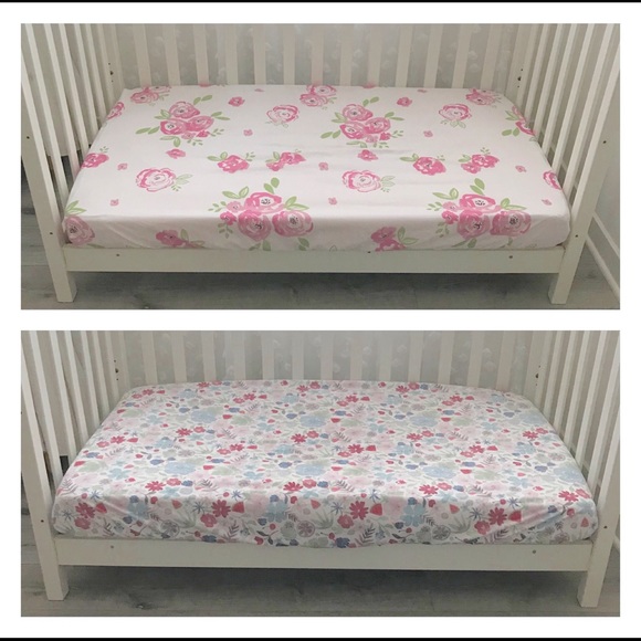 printed crib sheets